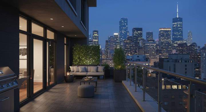 6. Terrasse en ville